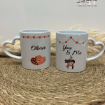 duo de mugs cadeau amoureux love amitier sur guines