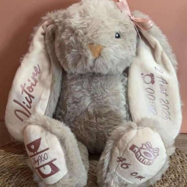 lapin peluche souvenir