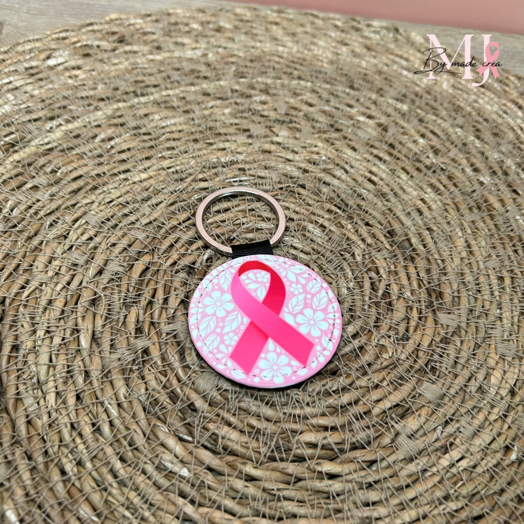 porte cles octobre rose